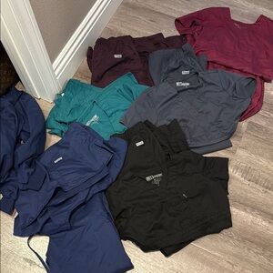 Grey's Anatomy Women's Scrub Pants & Tops - Black, Blue, Teal, Burgundy